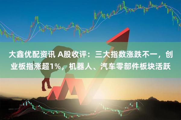 大鑫优配资讯 A股收评：三大指数涨跌不一，创业板指涨超1%，机器人、汽车零部件板块活跃
